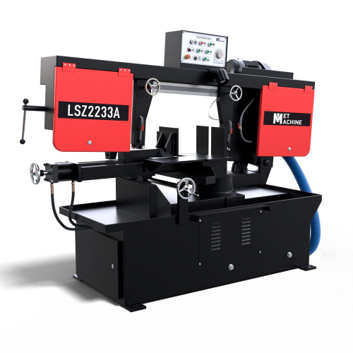 Полуавтоматический ленточнопильный станок LSZ2233 с поворотной рамой купить в Москве с доставкой по всей России | ProtosMarket.ru