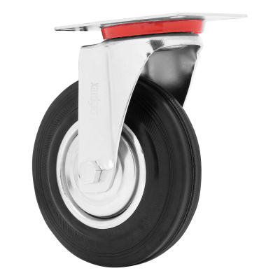 Колесо поворотное D 125 мм, крепление  платформенное Сибртех по ценам производителя в Уфе с доставкой по всей России