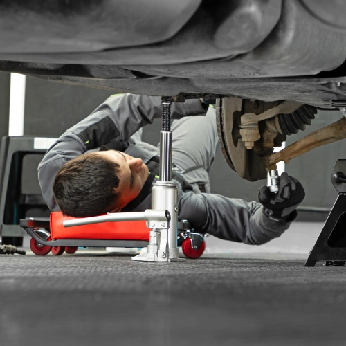 Домкрат гидравлический бутылочный, 4 т, h подъема 194-372 мм Matrix по ценам производителя в Уфе с доставкой по всей России