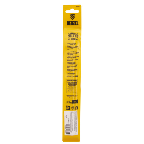 Бур по бетону, двойная спираль, три пылеотводящие кромки, 12 x 210 мм DENZEL по ценам производителя в Уфе с доставкой по всей России