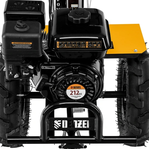 Мотоблок DPT-370X, 7 л.с, дисковое сцепление, ширина 90 см, глубина 35 см, фрез 3 х 4, ВОМ, передачи 3В/1Н Denzel по ценам производителя в Уфе с доставкой по всей России