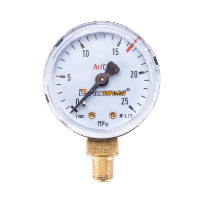 FoxWeld Манометр для регулятора WR550 mini (аргон/углекислота) ВД (пр-во FoxWeld/КНР) по ценам производителя в Уфе с доставкой по всей России