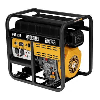 Генератор дизельный DES-85E, 8,5 кВт, 230 В, 16 л, электростартер Denzel по ценам производителя в Уфе с доставкой по всей России