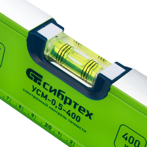 Уровень алюминиевый УСМ-0,5-400, фрезерованный, 3 глазка, магнитный, 400 мм Сибртех по ценам производителя в Уфе с доставкой по всей России