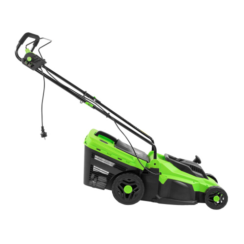 Газонокосилка электрическая L1500, 1500 Вт, ширина 33 см, 5 уровней, пластиковый травосборник 35 л Сибртех по ценам производителя в Уфе с доставкой по всей России