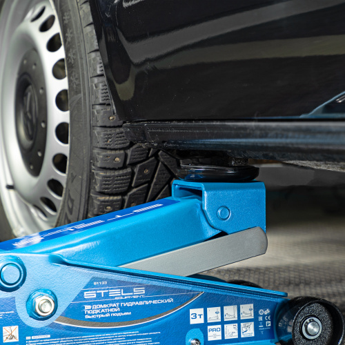 Домкрат гидравлический подкатной, быстрый подъем, 3 т, Quick, 130-465 мм, профессиональный Stels по ценам производителя в Уфе с доставкой по всей России