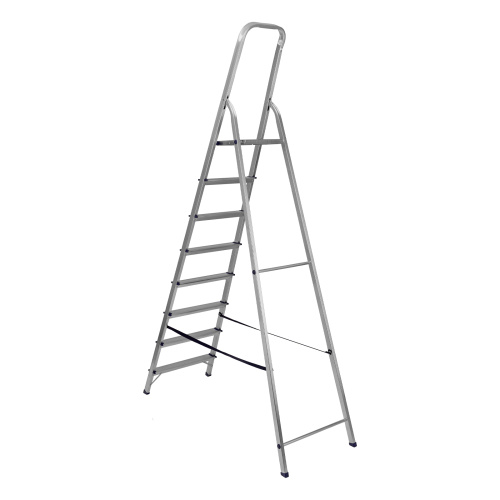 Стремянка, 8 ступеней, алюминиевая, Сибртех по ценам производителя в Уфе с доставкой по всей России