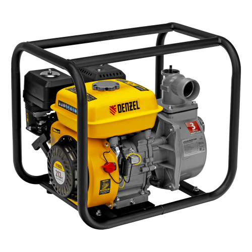 Мотопомпа бензиновая для чистой воды PX-50, 7 л.с, 2", 600 л/мин, глубина 8 м, напор 30 м Denzel по ценам производителя в Уфе с доставкой по всей России