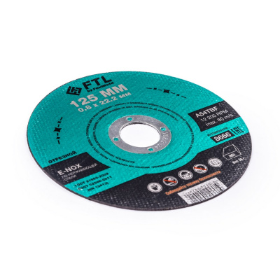 Круг отрезной по нержавеющей стали FTL E-Nox 125 х 0,8 х 22,2 мм A54TBF по ценам производителя в Уфе с доставкой по всей России