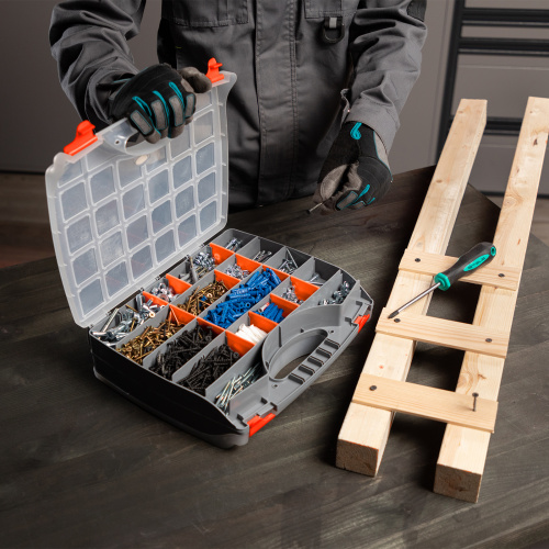 Органайзер двухсторонний 325 x 280 x 85 мм, пластик Stels по ценам производителя в Уфе с доставкой по всей России