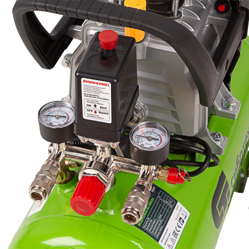 Компрессор воздушный КК-1500/24, 1.5 кВт, 198 л/мин, 24 л, прямой привод, масляный Сибртех по ценам производителя в Уфе с доставкой по всей России