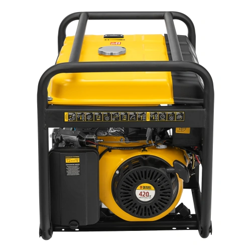 Генератор бензиновый PS 55 EA, 5.5 кВт, 230 В, 25 л, коннектор автоматики, электростартер Denzel по ценам производителя в Уфе с доставкой по всей России