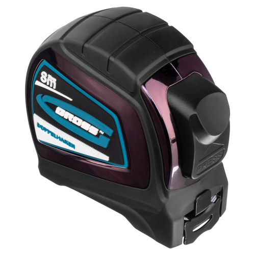 Рулетка "Doppelhaken",8 м x 25 мм,двухсторонний зацеп,Нейлон,двусторонняя шкала,автоматическая фиксация Gross по ценам производителя в Уфе с доставкой по всей России