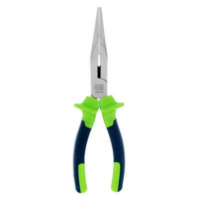 Длинногубцы прямые, 200 мм, двухкомпонентные рукоятки Сибртех по ценам производителя в Уфе с доставкой по всей России