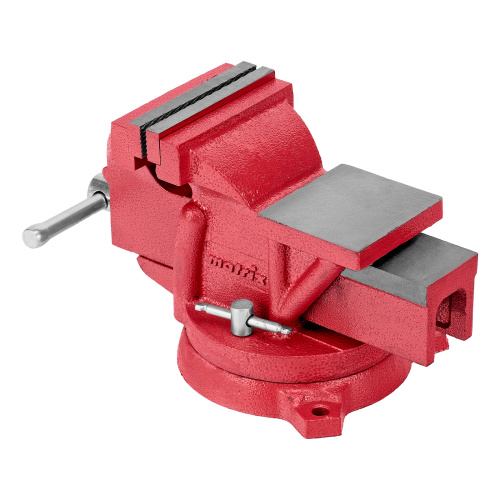 Тиски слесарные, 100 мм, поворотные, с наковальней Matrix по ценам производителя в Уфе с доставкой по всей России