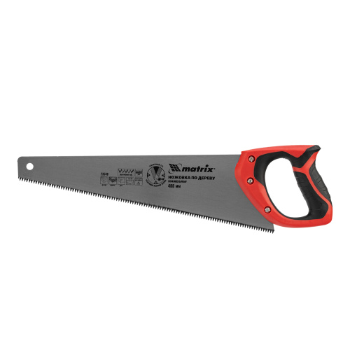 Ножовка по дереву, 400 мм, 7-8 TPI, зуб-3D, каленый зуб, двухкомпонентная рукоятка Matrix по ценам производителя в Уфе с доставкой по всей России