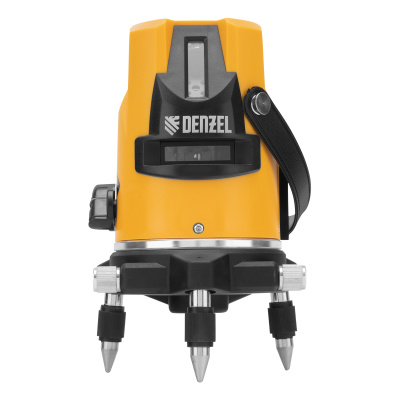 Лазерный уровень LX3, 10 м, ± 0,3 мм/1 м, 635 нм, 4 вертикальных, 1 горизонтальная плоскости, резьба 5/8" Denzel по ценам производителя в Уфе с доставкой по всей России