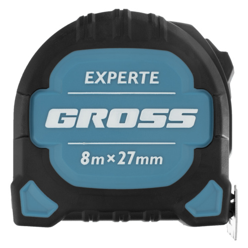 Рулетка Experte,8 м x 27 мм,двухкомпонентный корпус,магнит,двухсторонняя разметка,нейлон Gross по ценам производителя в Уфе с доставкой по всей России