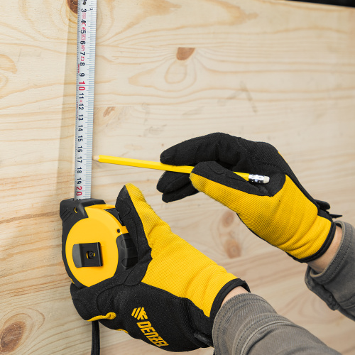 Рулетка 10м х 25мм, двухкомп. корпус, кнопка-пауза Denzel по ценам производителя в Уфе с доставкой по всей России