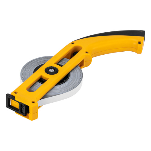 Рулетка геодезическая 30 м х 13 мм, открытый корпус, металлическая лента Denzel по ценам производителя в Уфе с доставкой по всей России