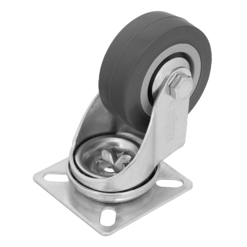 Колесо поворотное D 50 мм, крепление  платформенное Сибртех по ценам производителя в Уфе с доставкой по всей России