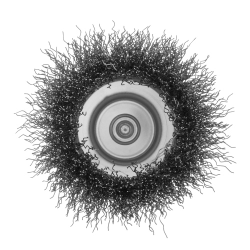 Щетка для дрели, 75 мм, "чашка" со шпилькой, витая проволока Сибртех по ценам производителя в Уфе с доставкой по всей России