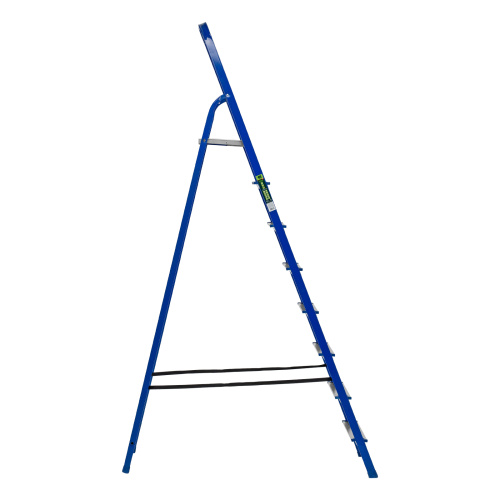 Стремянка, 8 ступеней, стальной профиль, алюминиевые ступени Сибртех по ценам производителя в Уфе с доставкой по всей России