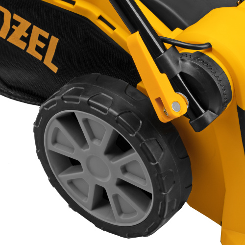 Газонокосилка электрическая GM-1800, 1800 Вт, шир. 38 см, 6 уров., травосб. 40 л. Denzel по ценам производителя в Уфе с доставкой по всей России