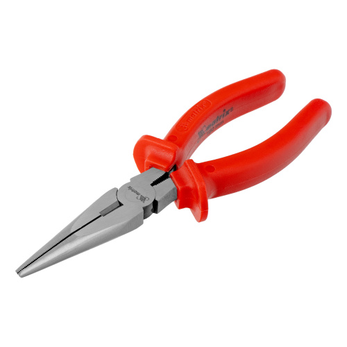 Длинногубцы прямые Econom, 180 мм, шлифованные, пластмассовые рукоятки Matrix по ценам производителя в Уфе с доставкой по всей России