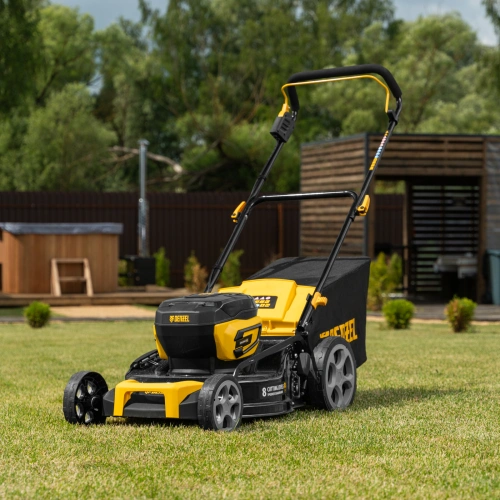 Газонокосилка аккумуляторная бесщет. DLM-460, 460 мм, травосб. 65 л., Li-Ion, 40 В Denzel по ценам производителя в Уфе с доставкой по всей России