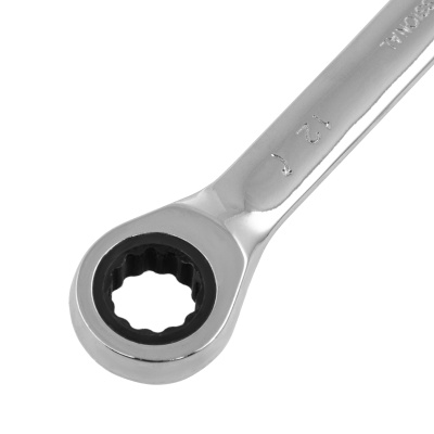 Ключ комбинированный трещоточный, 12 мм, CrV, зеркальный хром Matrix Professional по ценам производителя в Уфе с доставкой по всей России