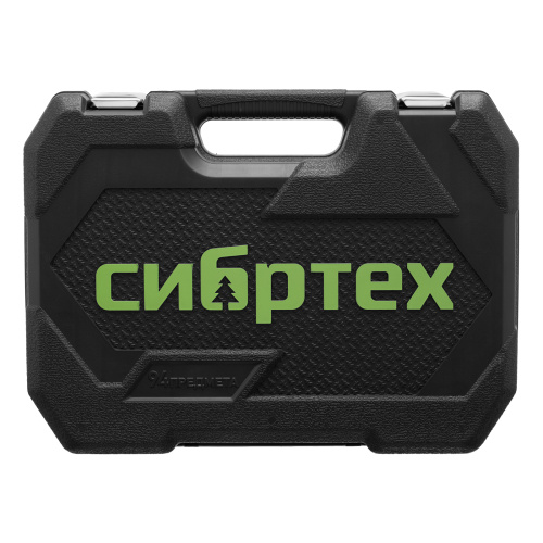 Набор инструментов, 1/2", 1/4", пластиковый кейс 89 предметов Сибртех по ценам производителя в Уфе с доставкой по всей России
