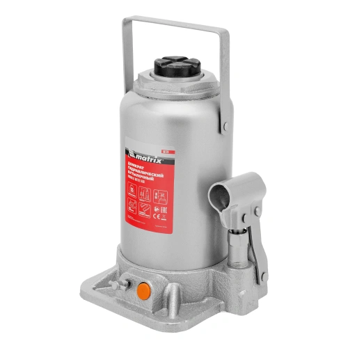 Домкрат гидравлический бутылочный, 20 т, h подъема 244-449 мм Matrix по ценам производителя в Уфе с доставкой по всей России