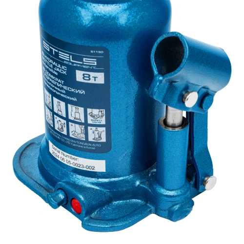 Домкрат гидравлический бутылочный телескопический, 8 т, подъем 180-410 мм Stels по ценам производителя в Уфе с доставкой по всей России