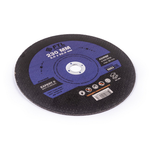 Круг отрезной по металлу FTL Expert II 230 х 3 х 22,2 мм A24RBF купить в Москве с доставкой по всей России | ProtosMarket.ru