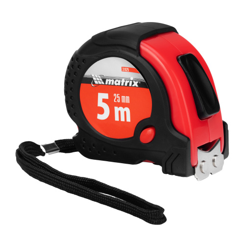 Рулетка Status Magnet fixation,5 м х 25 мм,обрезиненный корпус,зацеп с магнитом Matrix по ценам производителя в Уфе с доставкой по всей России