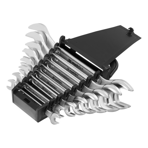 Набор ключей рожковых, 6-22 мм, 8 шт, CrV, хромированные Matrix по ценам производителя в Уфе с доставкой по всей России