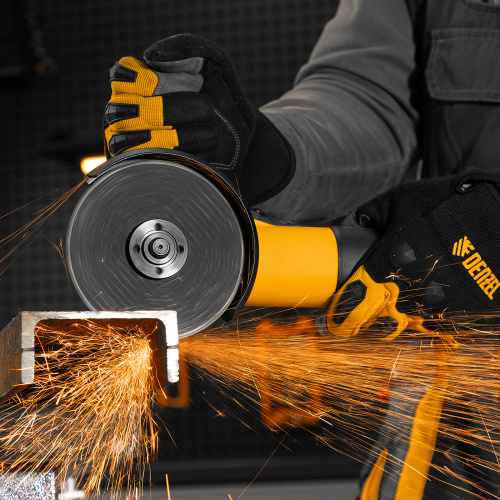 Машина шлифовальная угловая AGH125-900, 900 Вт, 125 мм, 11000 об/мин Denzel по ценам производителя в Уфе с доставкой по всей России