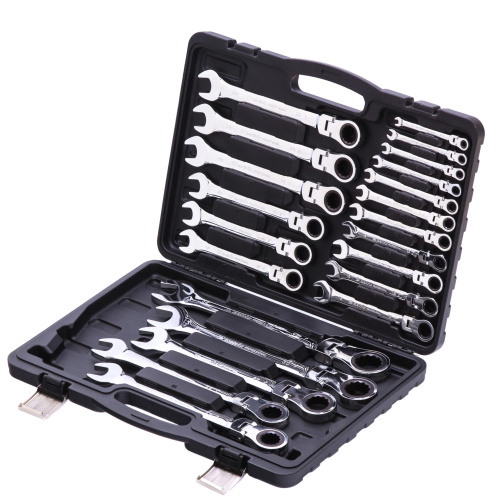 Набор ключей комбинированных, трещоточных шарнирных 13 шт. Matrix по ценам производителя в Уфе с доставкой по всей России