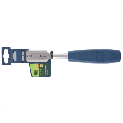 Стамеска, 24 мм, пластиковая рукоятка Сибртех по ценам производителя в Уфе с доставкой по всей России