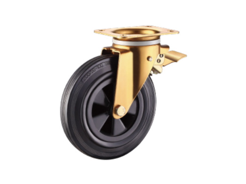 Колесо поворотное SCb63K 160 мм с тормозом по ценам производителя в Уфе с доставкой по всей России