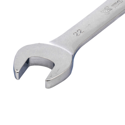 Ключ комбинированный трещоточный, 22 мм, CrV, зеркальный хром Matrix по ценам производителя в Уфе с доставкой по всей России