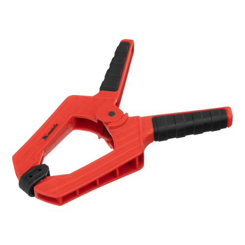 Струбцина клещеобразная 4, усиленная, пластиковый корпус, двухкомпонентные рукоятки, 100 мм Matrix по ценам производителя в Уфе с доставкой по всей России
