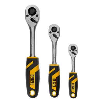 Набор инструментов, 1/2", 1/4", 3/8", CrV, S2, пластиковый кейс, 216 предметов Denzel по ценам производителя в Уфе с доставкой по всей России