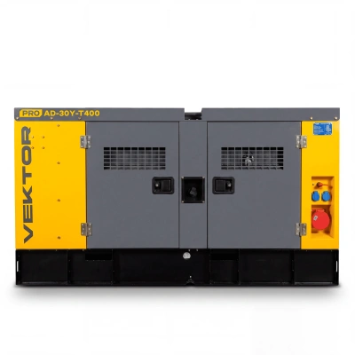 Дизельный генератор Vektor AD-30Y-T400 в шумозащитном кожухе по ценам производителя в Уфе с доставкой по всей России