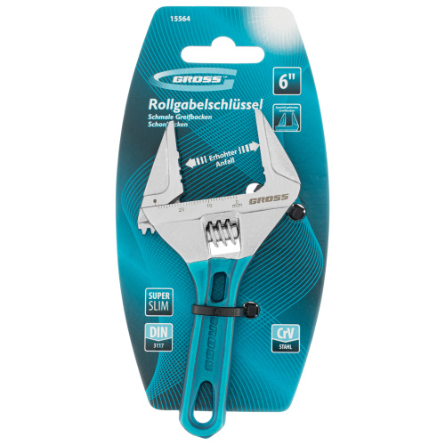 Ключ разводной, 120 мм, CrV, укороченная ручка Gross по ценам производителя в Уфе с доставкой по всей России