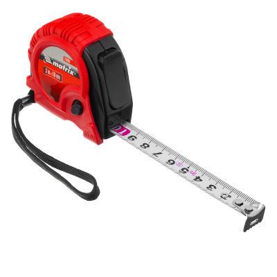 Рулетка Rubber,3 м х 16 мм,обрезиненный корпус Matrix по ценам производителя в Уфе с доставкой по всей России