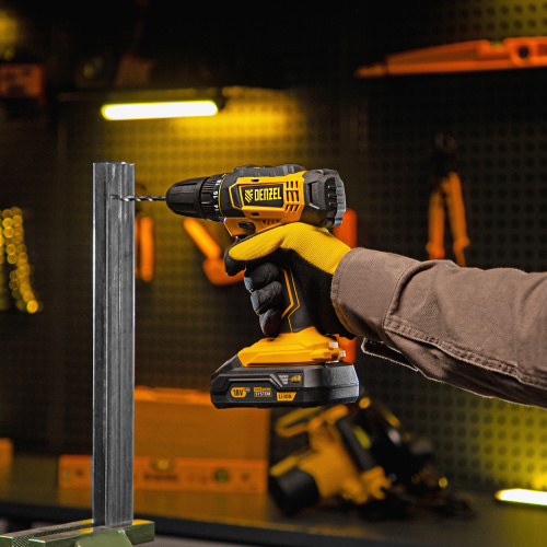 Дрель-шуруповерт аккумуляторная CDL-18-0, Li-Ion, 18 В Denzel по ценам производителя в Уфе с доставкой по всей России