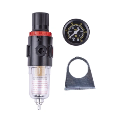 Регулятор давления AERO с манометром и фильтром-осушителем 1/4 F по ценам производителя в Уфе с доставкой по всей России