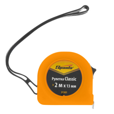 Рулетка Classic,2 м х 13 мм,пластиковый корпус Sparta по ценам производителя в Уфе с доставкой по всей России